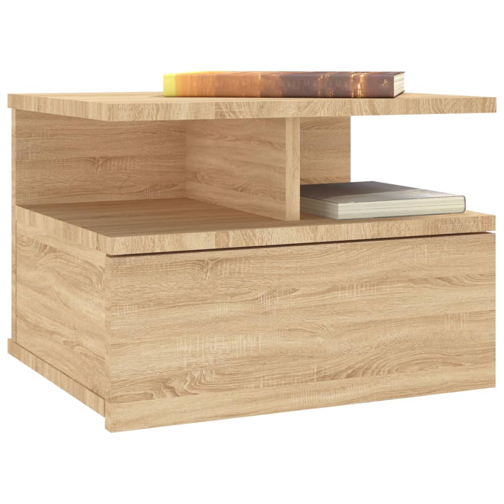 Viseći noćni ormarići 2 kom 40x31x27cm konstruirano drvo