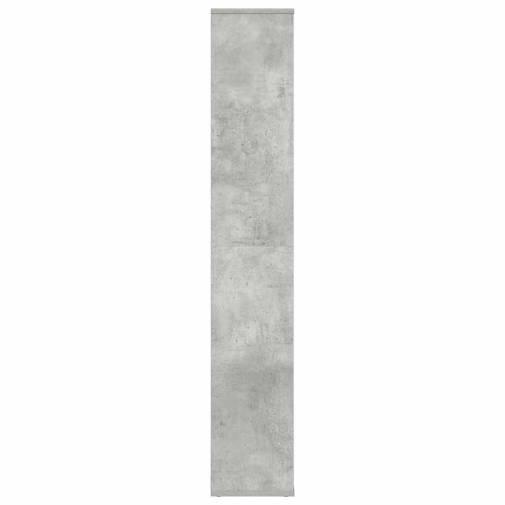 Sobna pregrada / ormarić siva boja betona 100x24x140 cm drveni