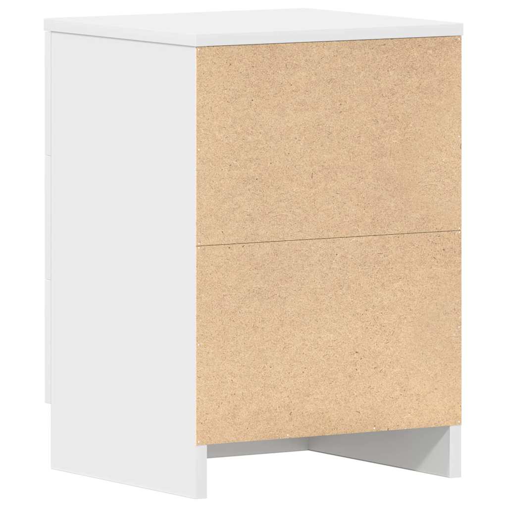 Noćni ormarići 2 kom bijeli 38 x 35 x 56 cm konstruirano drvo