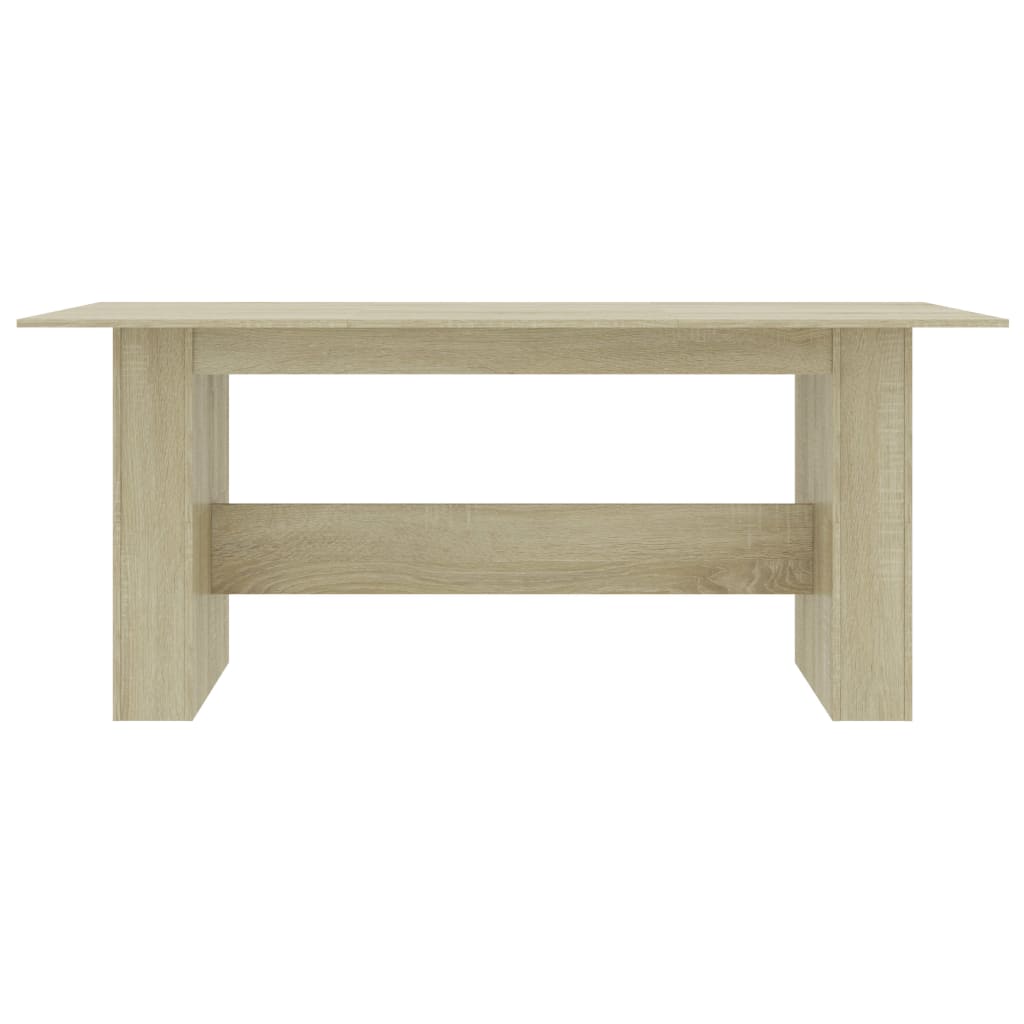 Blagovaonski stol boja hrasta 180x90x76 cm konstruirano drvo