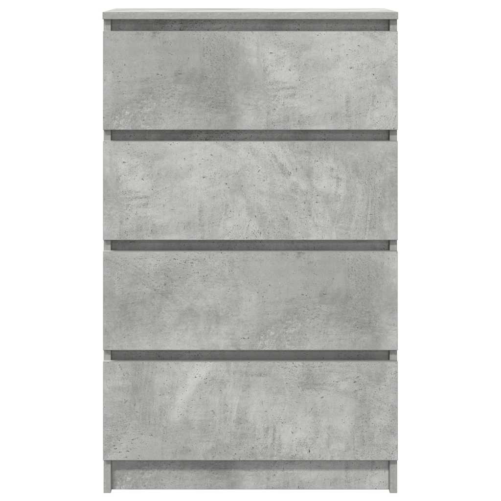 Komoda siva boja betona 60 x 35 x 98,5 cm od konstruiranog drva