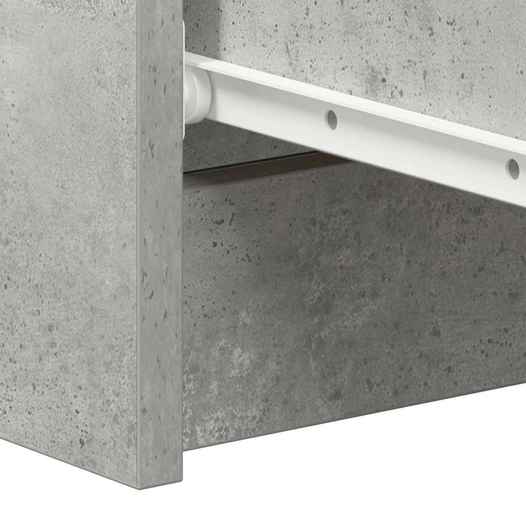 Komoda siva boja betona 60 x 35 x 98,5 cm od konstruiranog drva