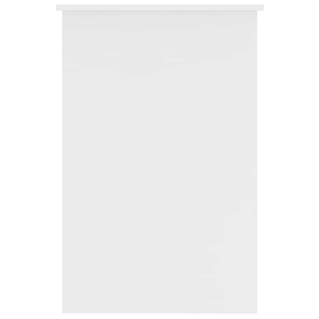 Radni stol bijeli 100 x 50 x 76 cm od konstruiranog drva