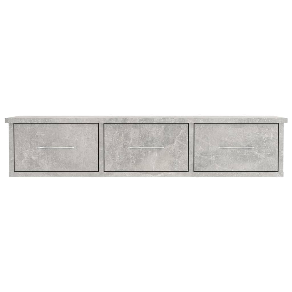 Zidna polica s ladicama 88x26x18,5 cm konstruirano drvo
