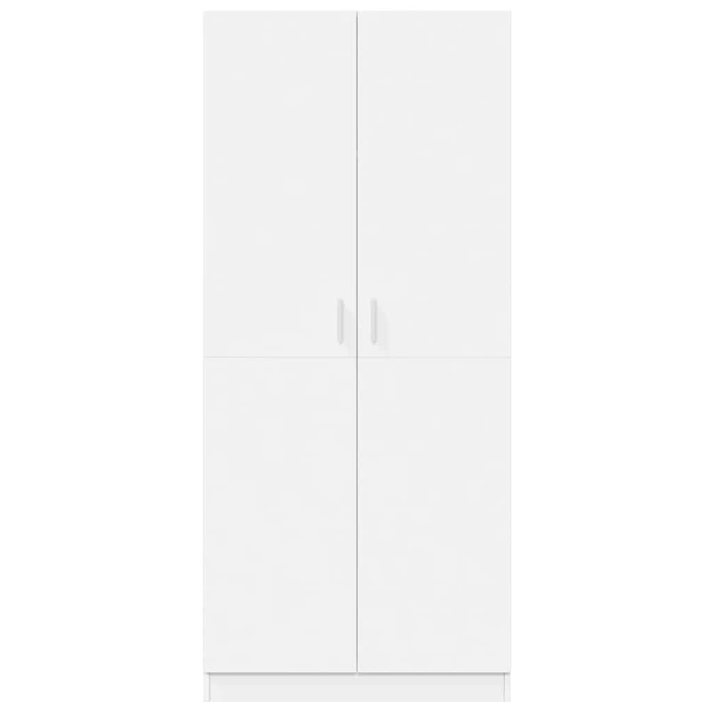 Ormar bijeli 80 x 52 x 180 cm od konstruiranog drva