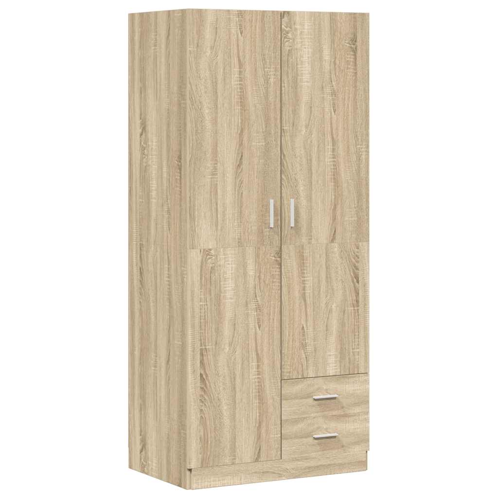 Ormar boja hrasta sonome 80 x 52 x 180 cm od konstruiranog drva