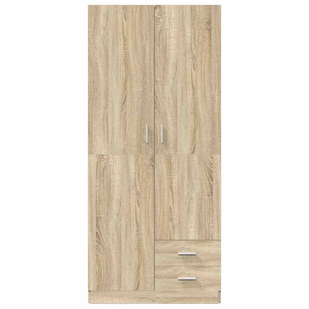 Ormar boja hrasta sonome 80 x 52 x 180 cm od konstruiranog drva