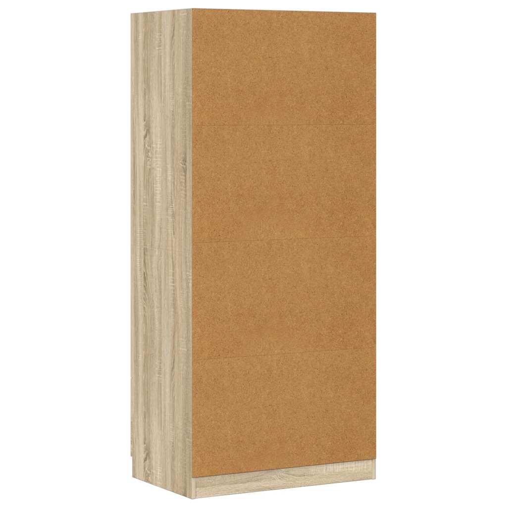 Ormar boja hrasta sonome 80 x 52 x 180 cm od konstruiranog drva