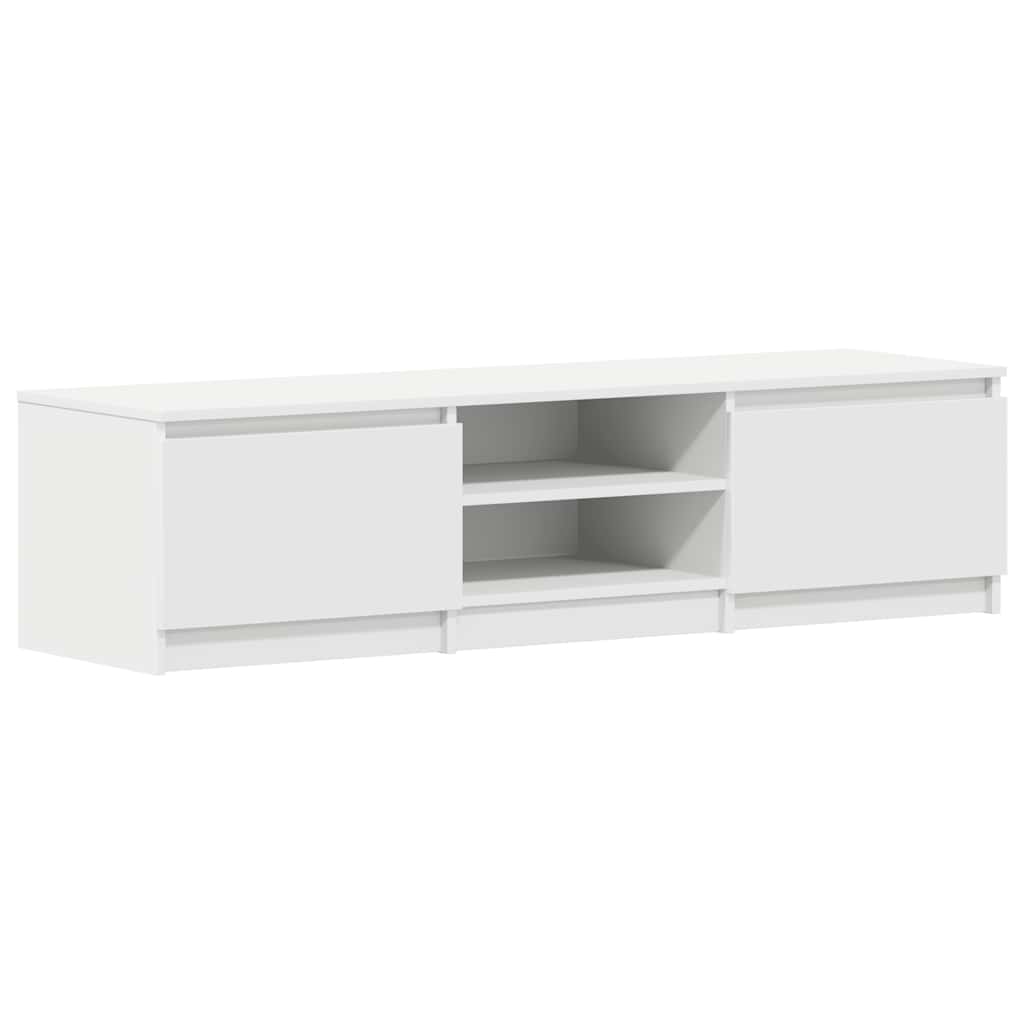 TV ormarić bijeli 140 x 40 x 35,5 cm od konstruiranog drva