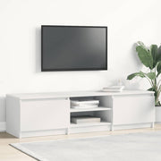 TV ormarić bijeli 140 x 40 x 35,5 cm od konstruiranog drva