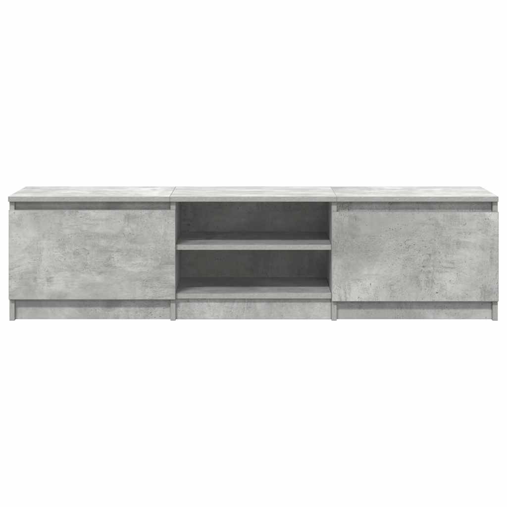TV ormarić boja betona 140 x 40 x 35,5 cm konstruirano drvo
