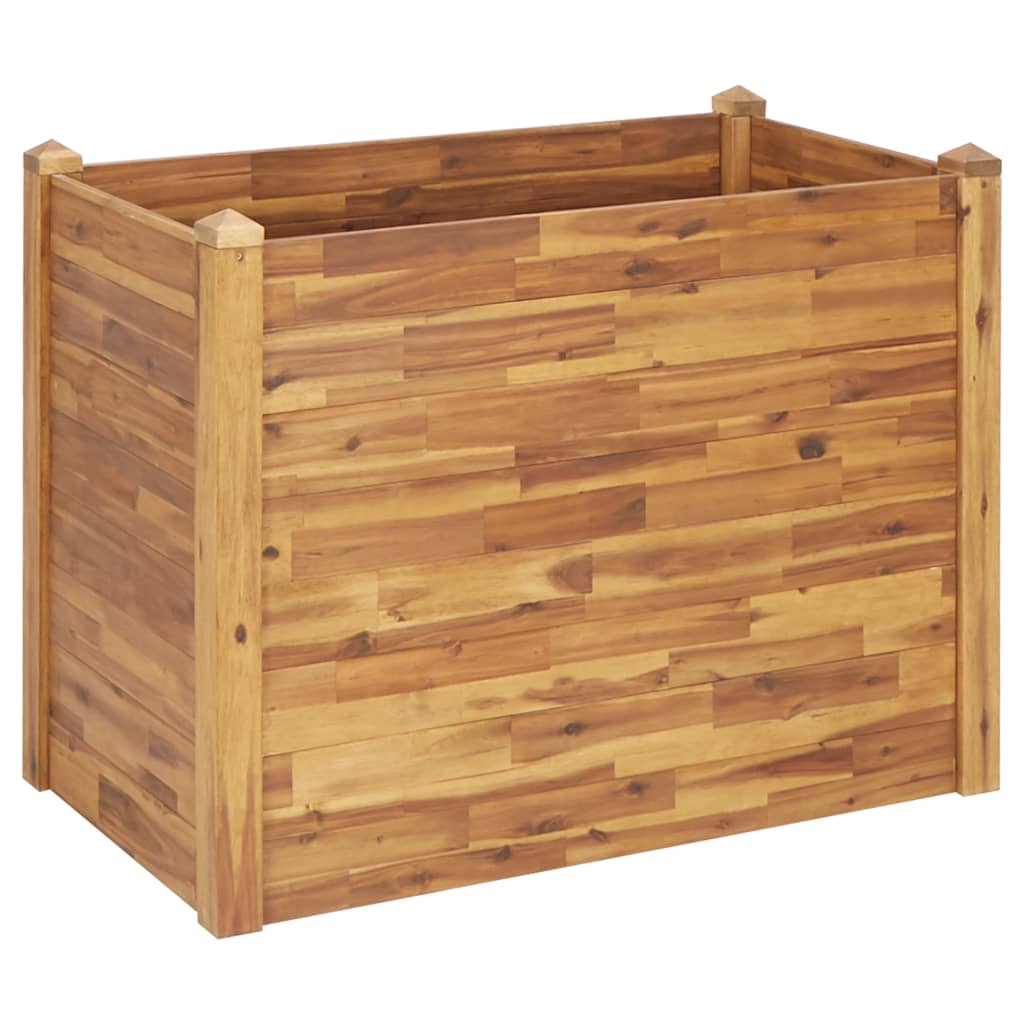 Vrtna gredica od masivnog bagremovog drva 110 x 60 x 84 cm