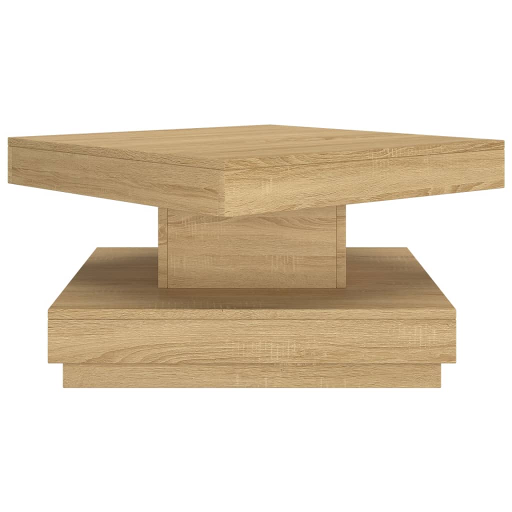 Stolić za kavu svjetlosmeđi 60 x 60 x 35 cm MDF