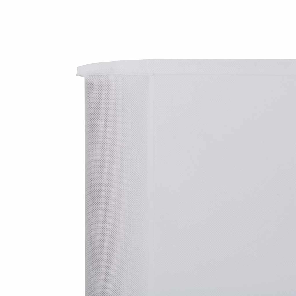 Vjetrobran s 9 panela od tkanine 1200 x 160 cm pješčano bijeli