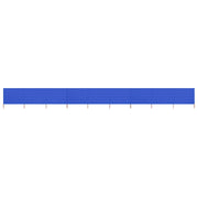 Vjetrobran s 9 panela od tkanine 1200 x 160 cm azurno plavi