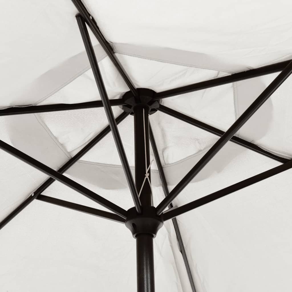 Suncobran pješčano bijeli 200 x 224 cm aluminijski