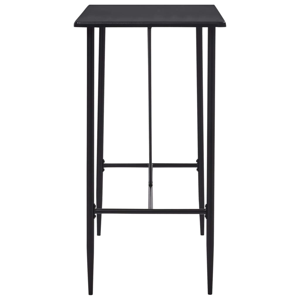 Barski stol crni 120 x 60 x 110 cm MDF