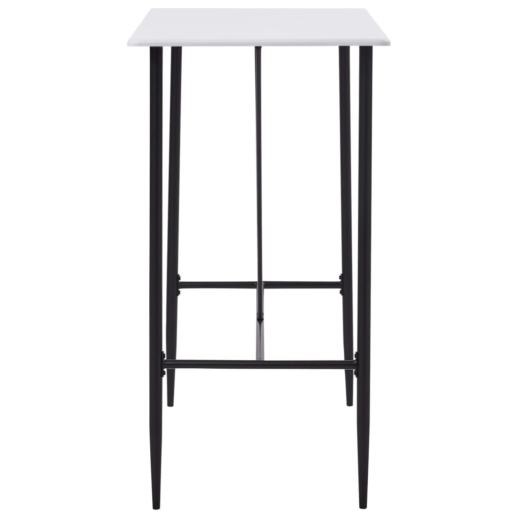 Barski stol bijeli 120 x 60 x 110 cm MDF