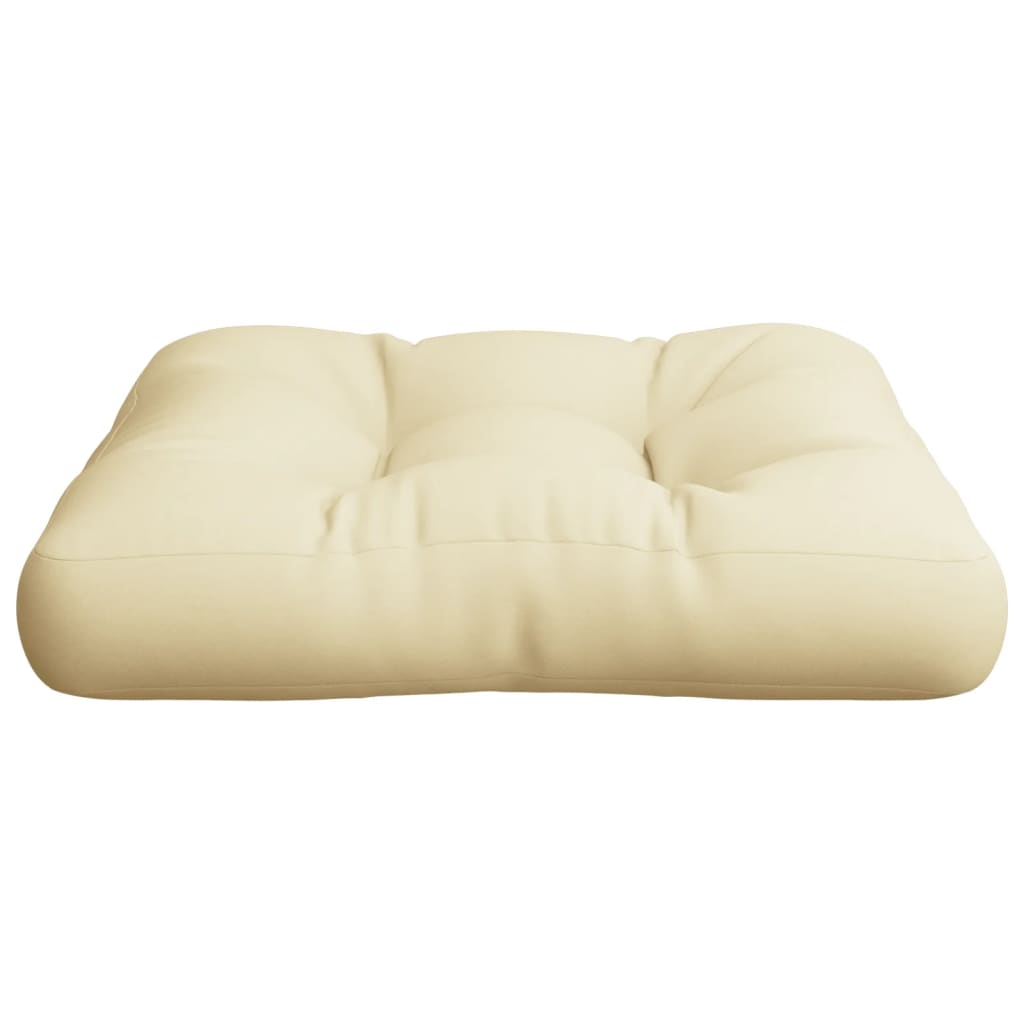 Jastuk za palete krem 60 x 61,5 x 10 cm od tkanine