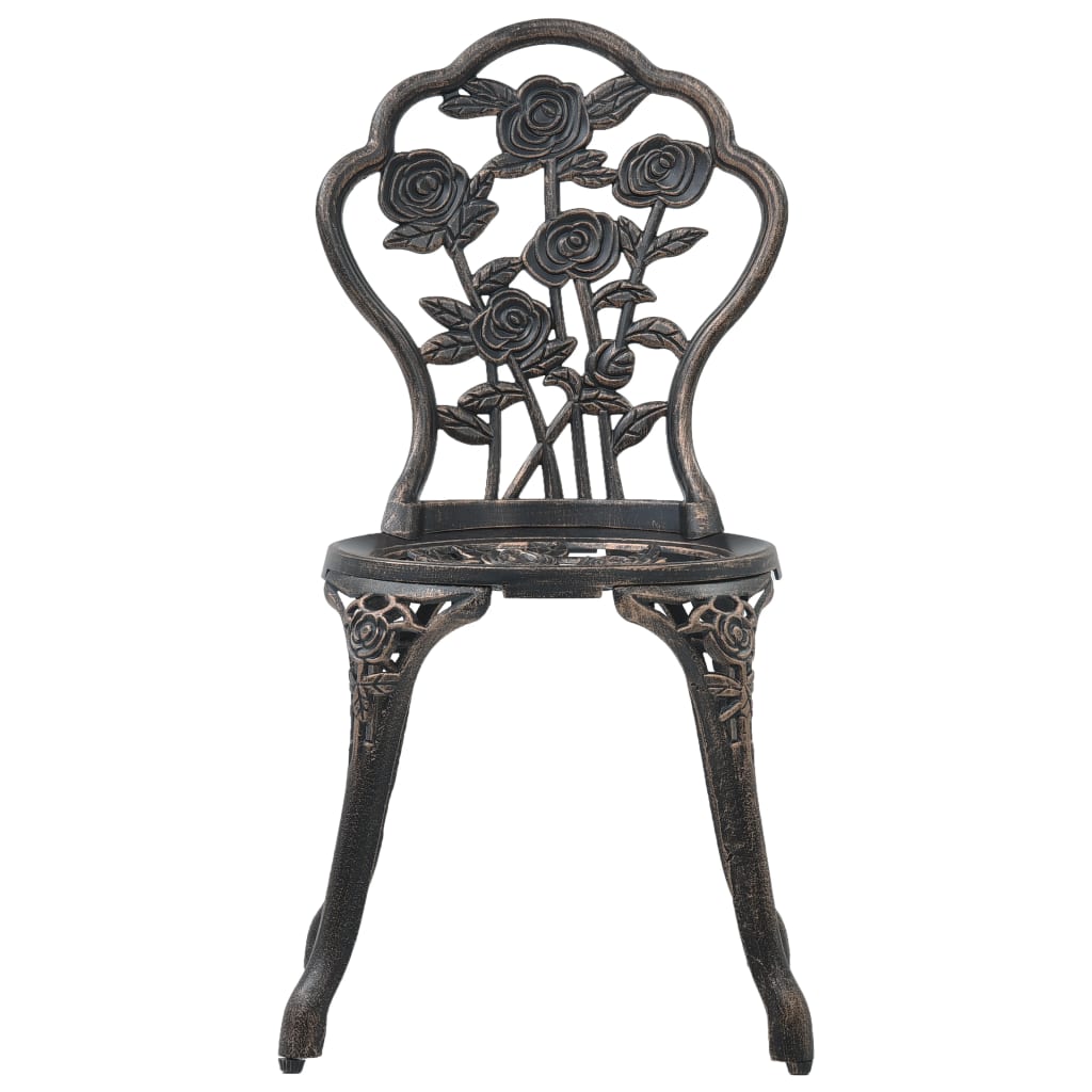 3-dijelni bistro set od lijevanog aluminija