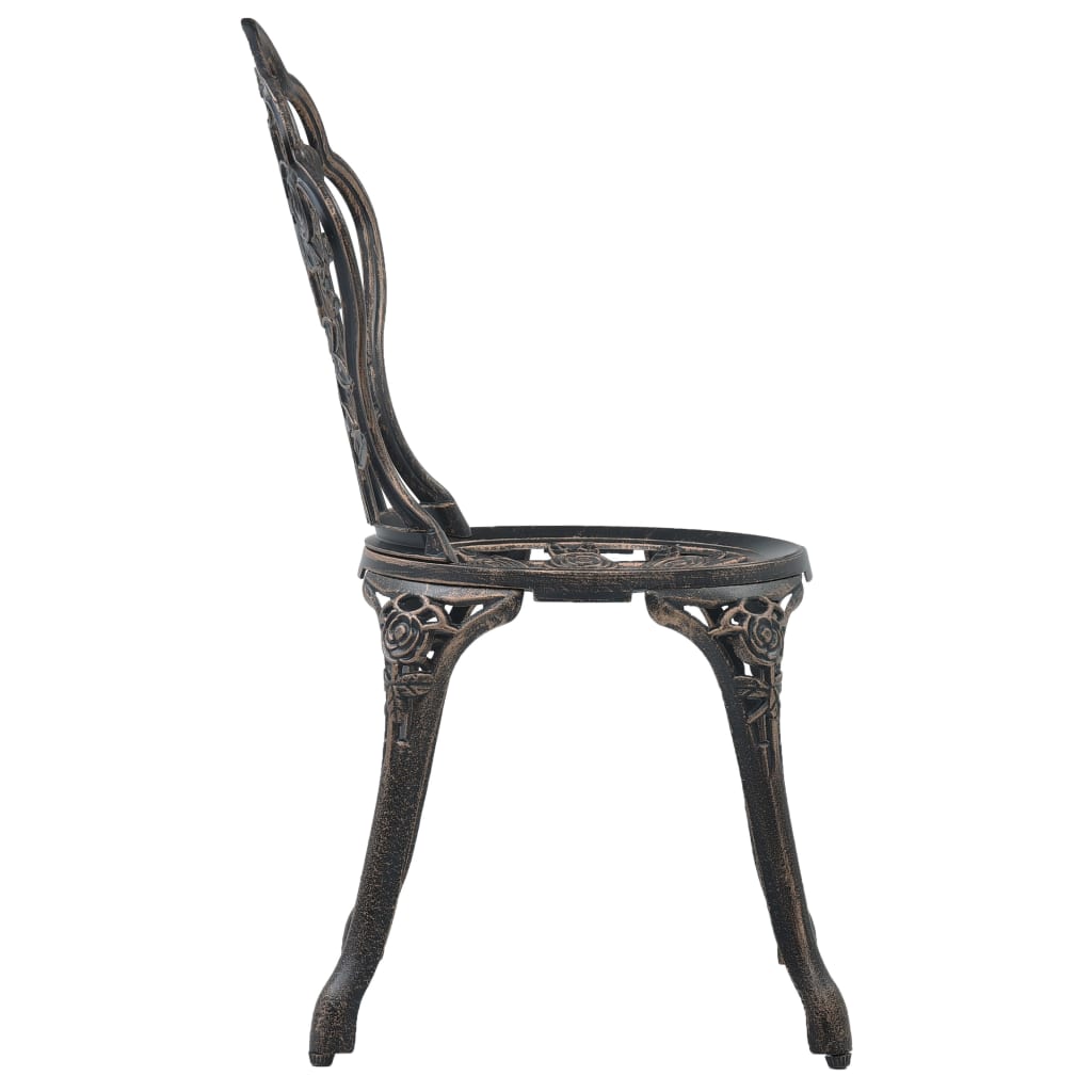 3-dijelni bistro set od lijevanog aluminija