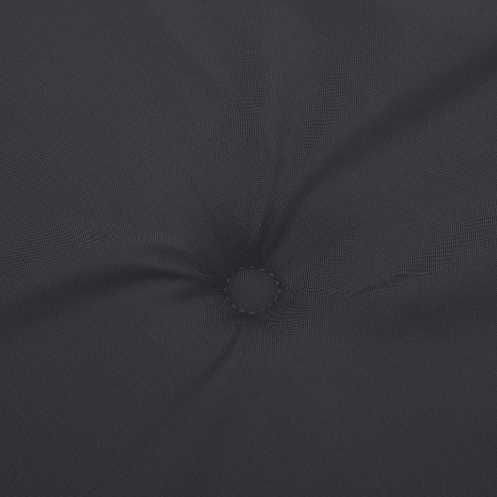 Jastuci za vrtne stolice 4 kom crni 120 x 50 x 3 cm od tkanine