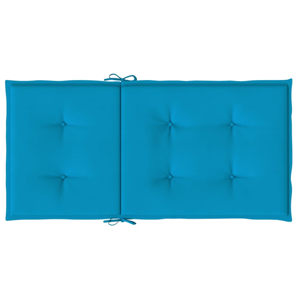 Jastuci za vrtne stolice 4 kom plavi 100 x 50 x 3 cm od tkanine