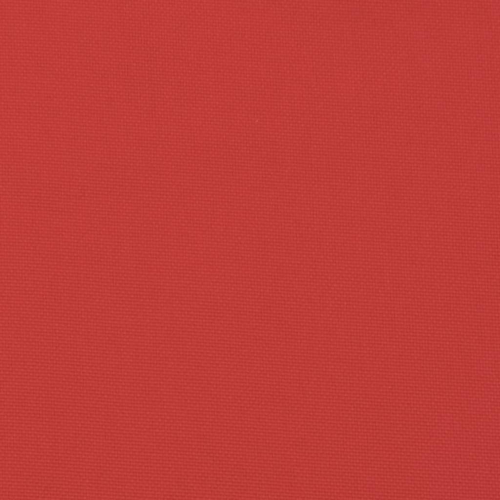 Jastuci za vrtne stolice 2 kom crveni 100x50x3 cm od tkanine