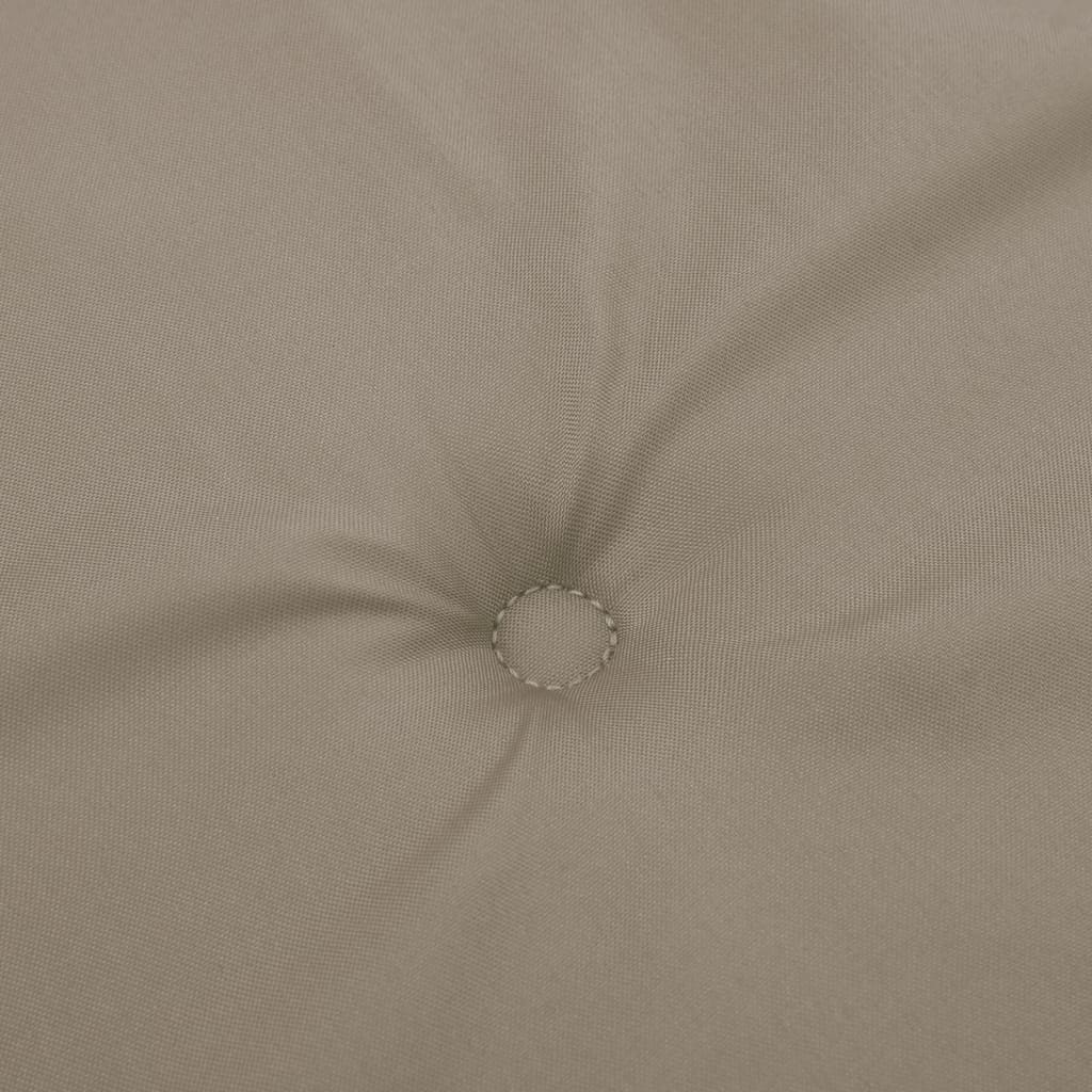 Jastuci za vrtne stolice 2 kom smeđesivi 100x50x3 cm od tkanine