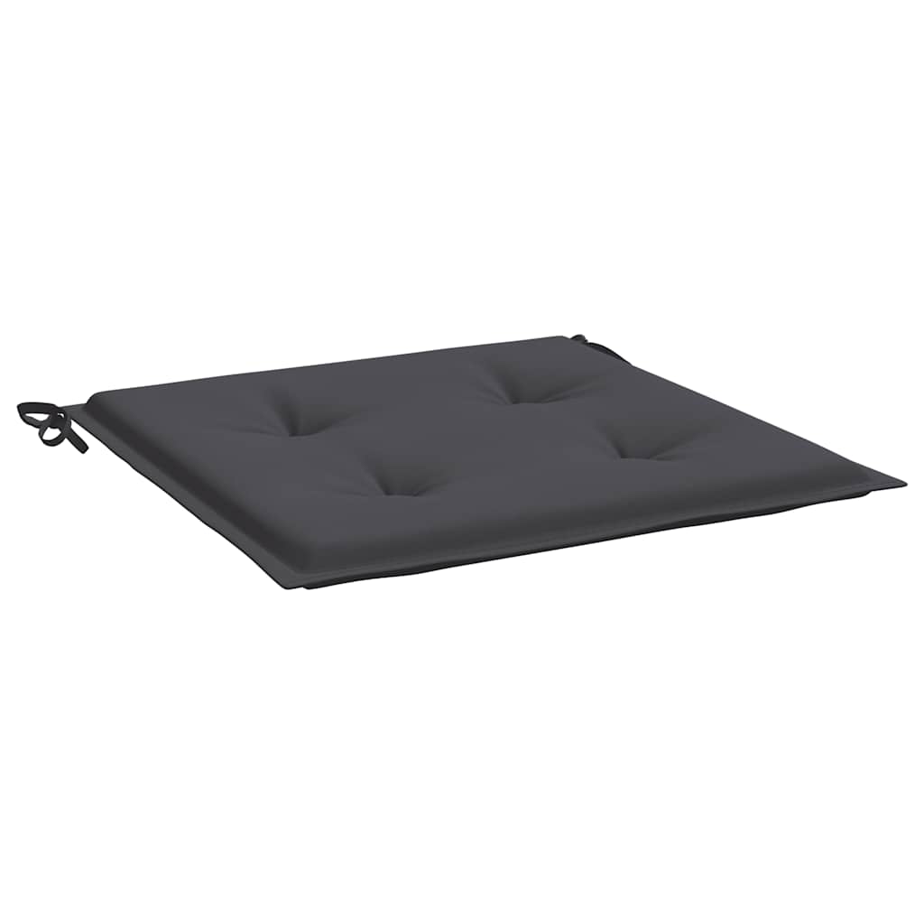 Jastuci za vrtne stolice 4 kom antracit 40x40x4 cm od tkanine