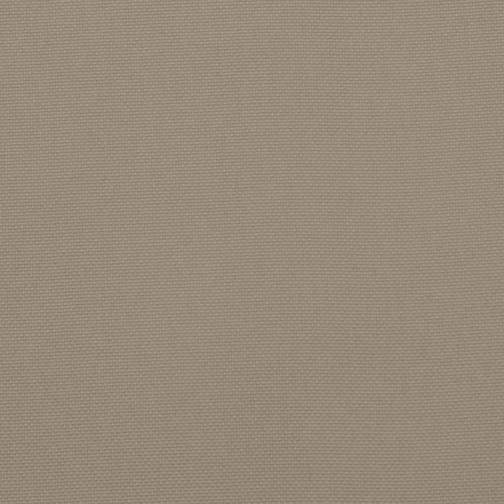 Jastuci za vrtne stolice 2 kom smeđesivi 50x50x4 cm od tkanine