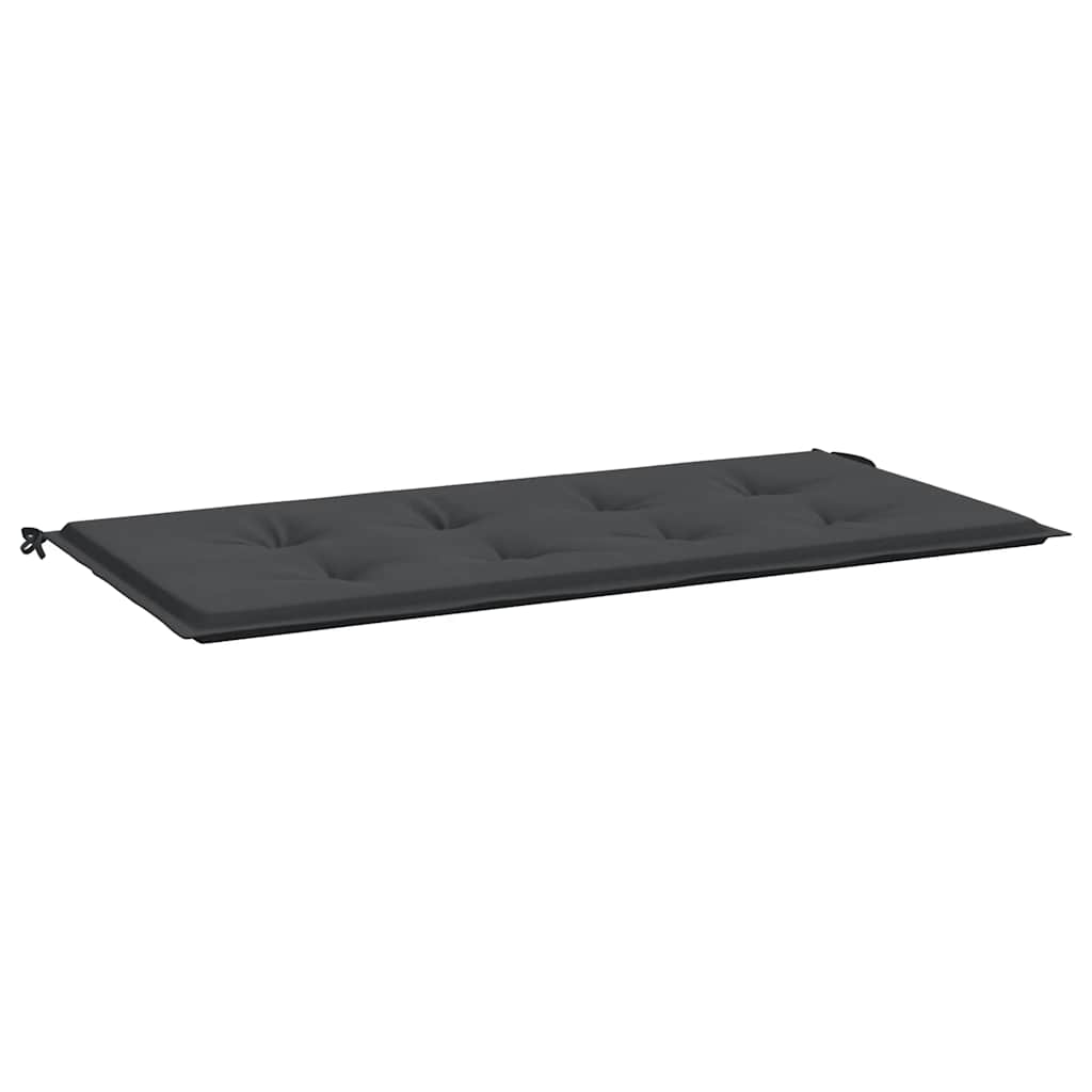 Jastuk za vrtnu klupu crni 100x50x4 cm od tkanine Oxford