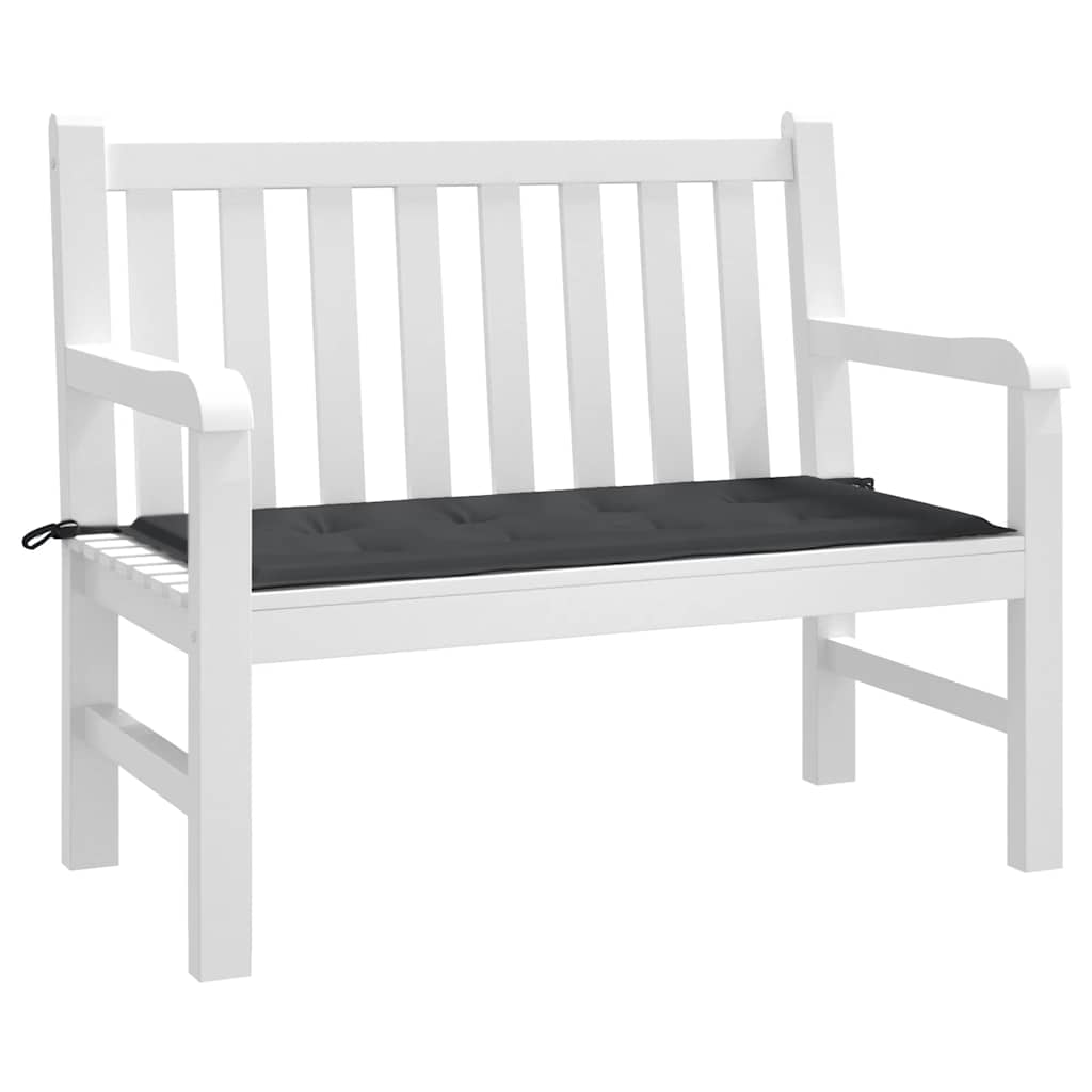 Jastuk za vrtnu klupu crni 120x50x4 cm od tkanine Oxford