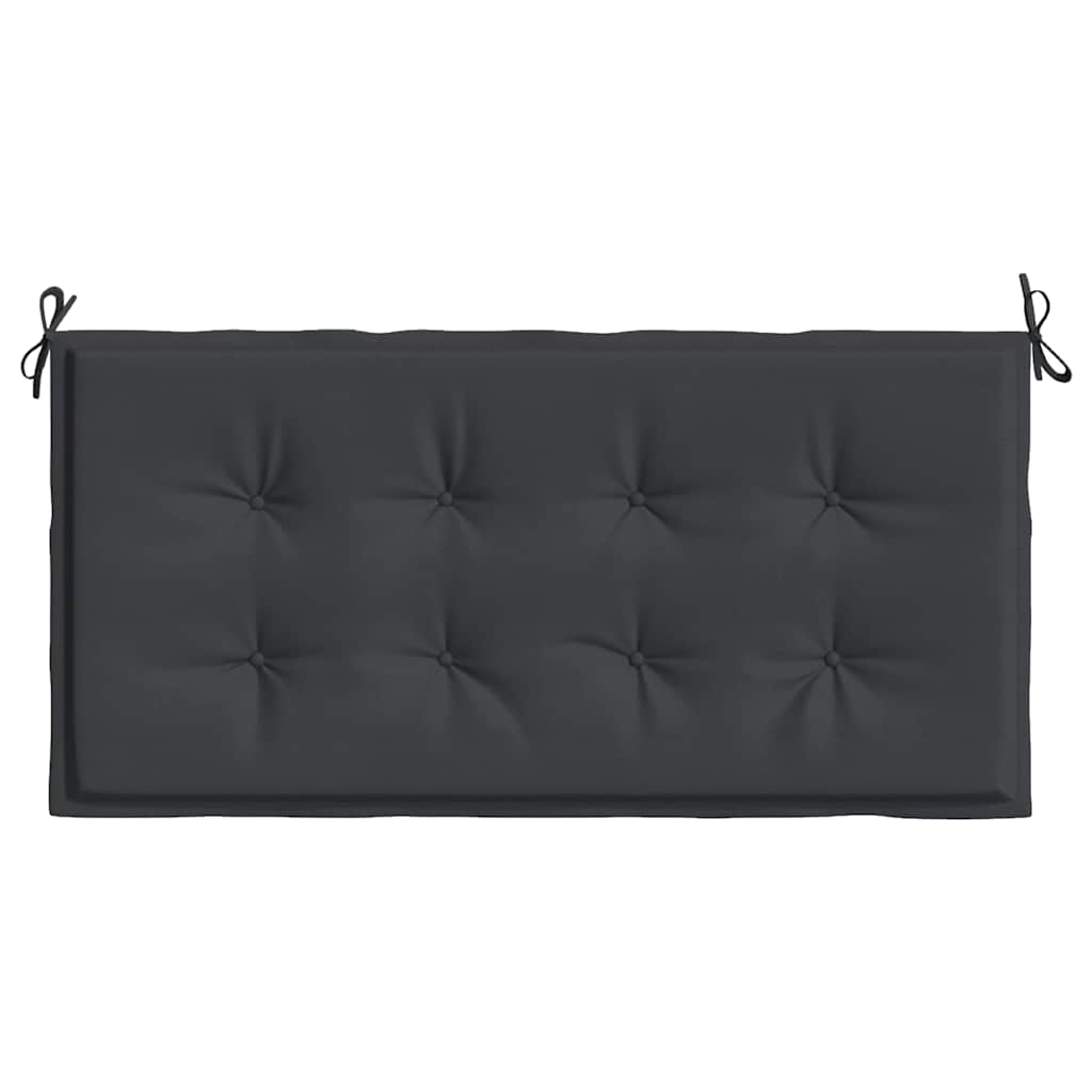 Jastuk za vrtnu klupu crni 120x50x4 cm od tkanine Oxford