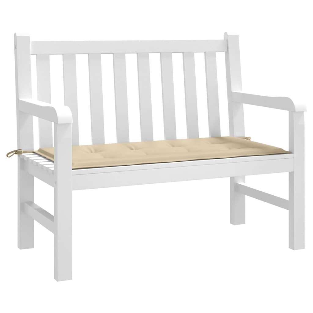 Jastuk za vrtnu klupu bež 120x50x4 cm od tkanine Oxford