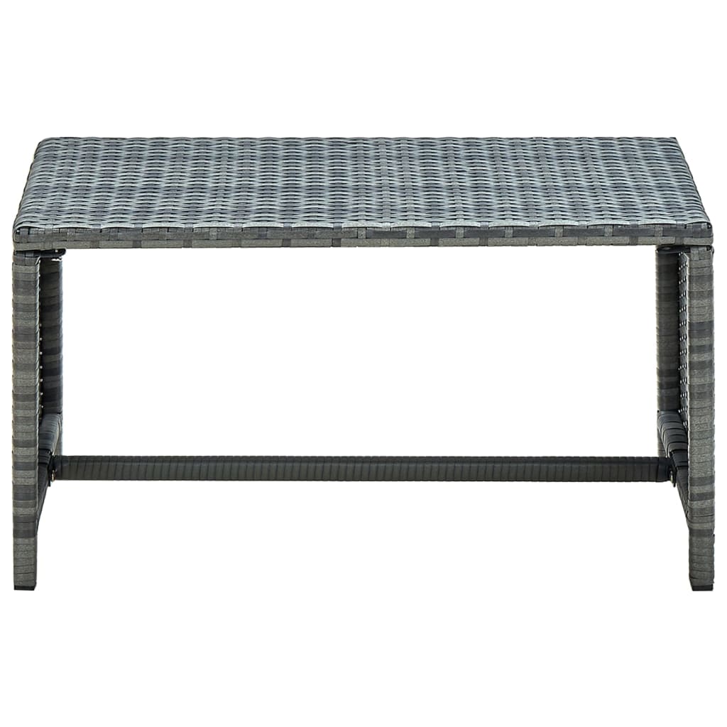 Stolić za kavu antracit 70 x 40 x 38 cm od poliratana