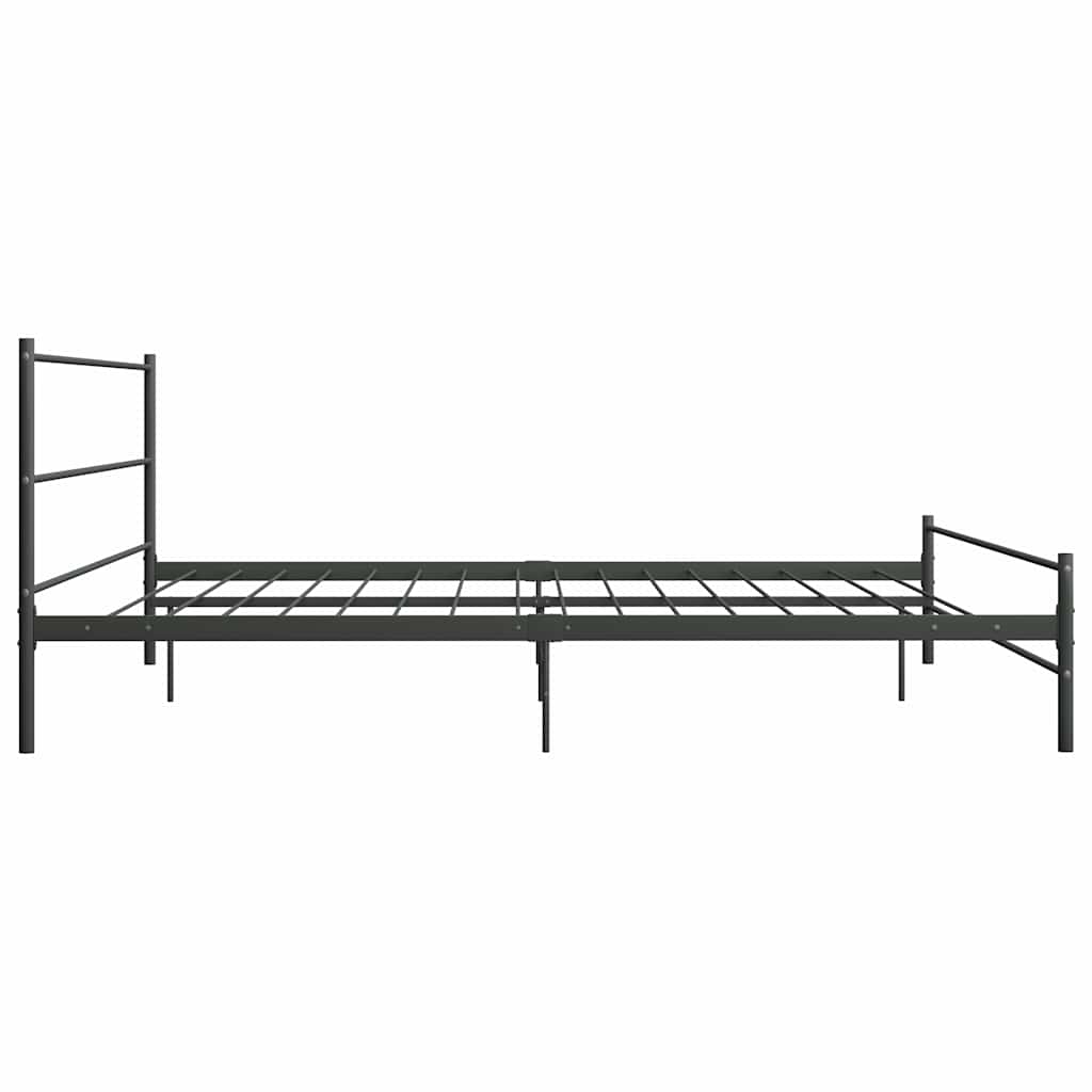 Okvir za krevet sivi metalni 180 x 200 cm