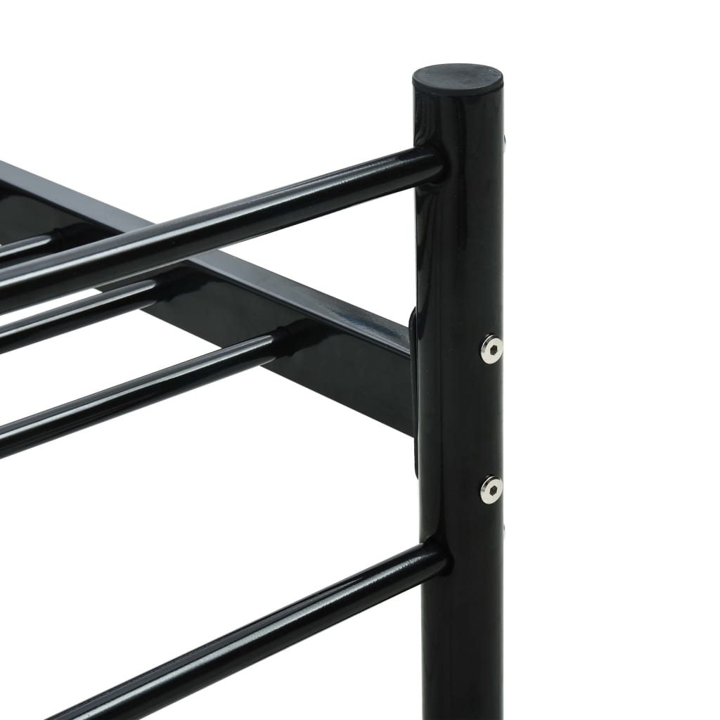 Okvir za krevet crni metalni 120 x 200 cm
