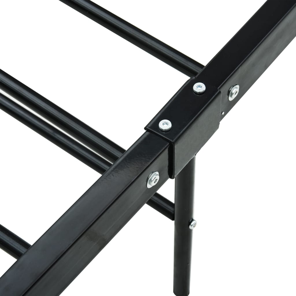 Okvir za krevet crni metalni 120 x 200 cm