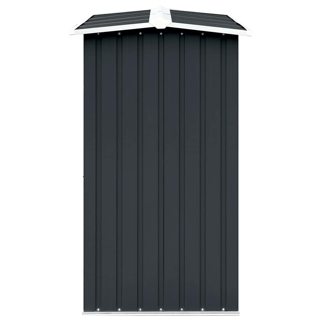 Vrtna ostava za drva od pocinčanog čelika 330x92x153 cm antracit
