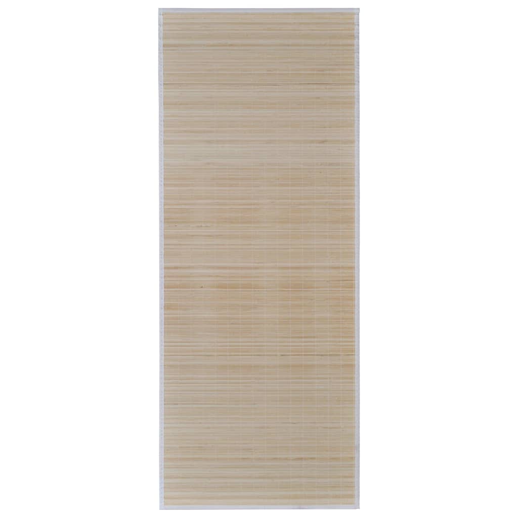 Pravokutni tepisi od prirodnog bambusa 4 kom 120 x 180 cm