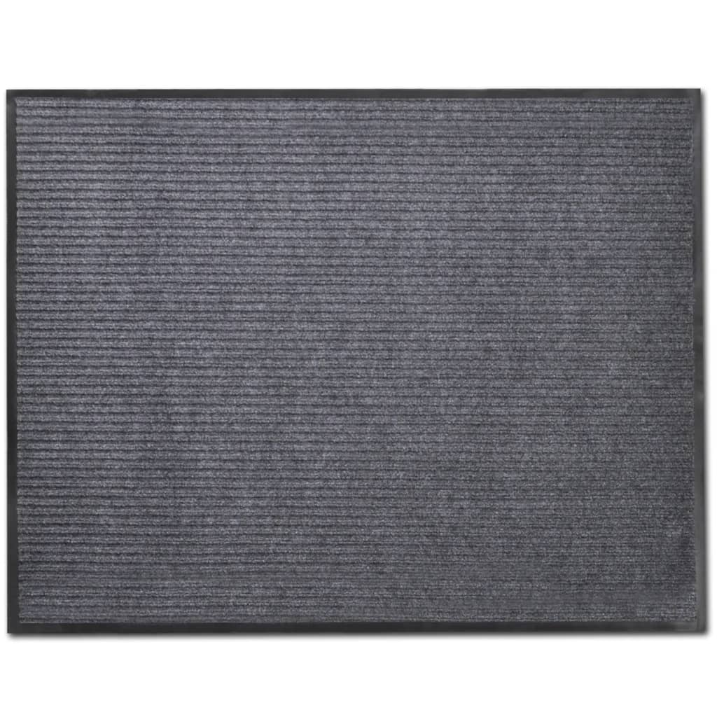 PVC otirači 2 kom sivi 90 x 60 cm