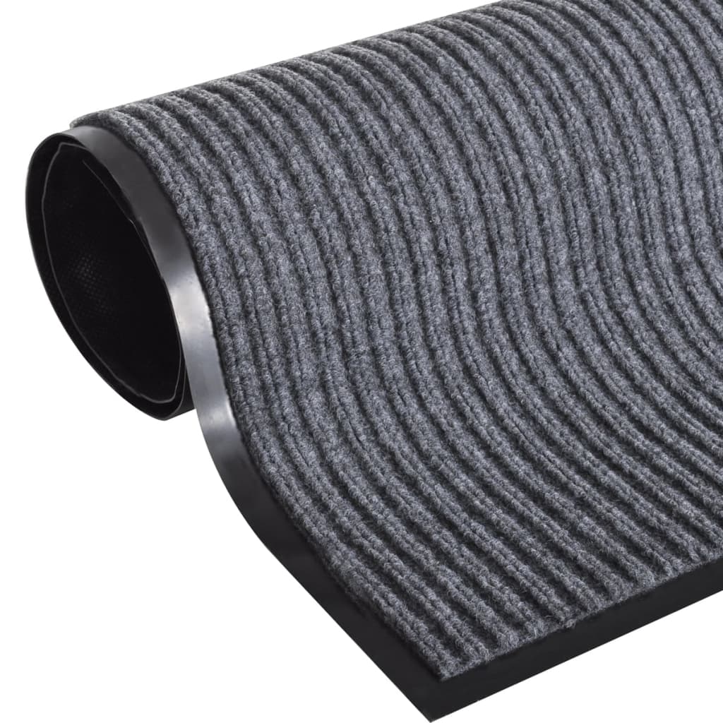 PVC otirači 2 kom sivi 90 x 60 cm