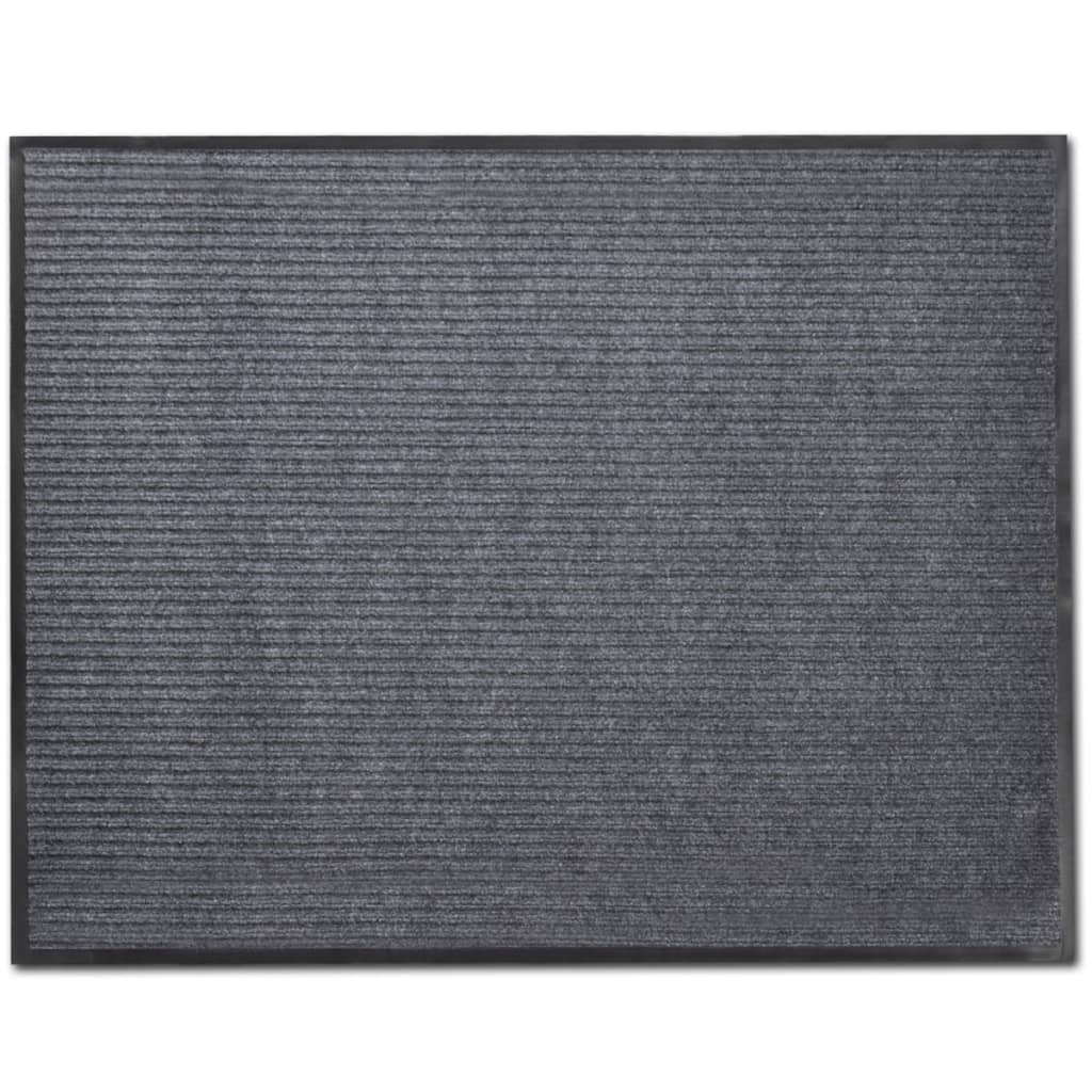 PVC otirači 4 kom sivi 90 x 60 cm