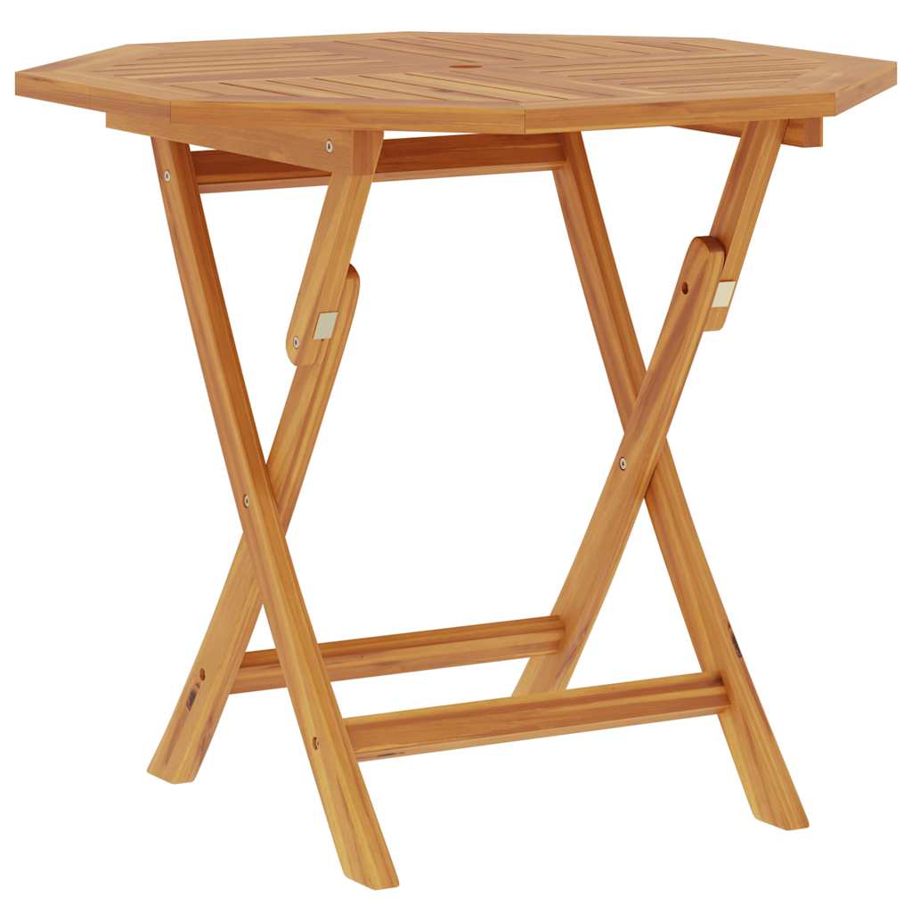 Sklopivi vrtni stol 85 x 85 x 76 cm od masivne tikovine