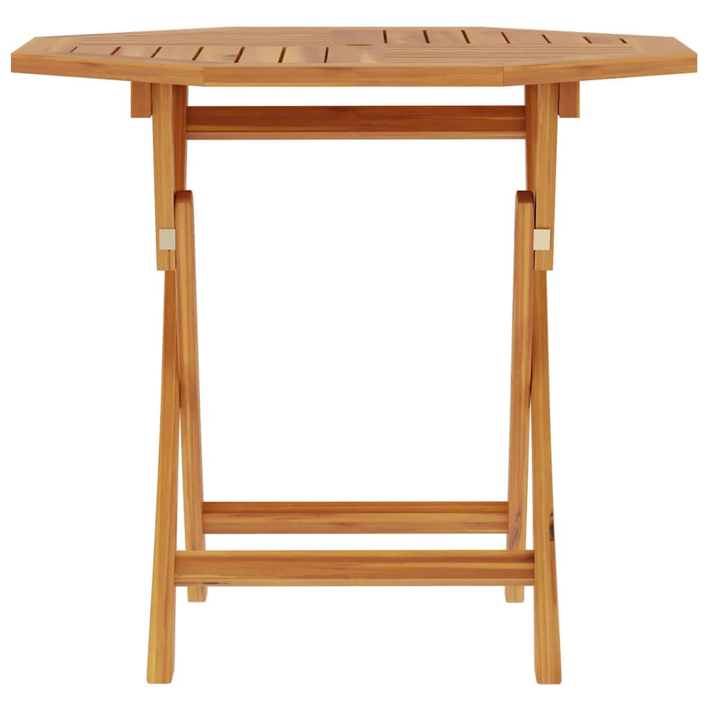 Sklopivi vrtni stol 85 x 85 x 76 cm od masivne tikovine