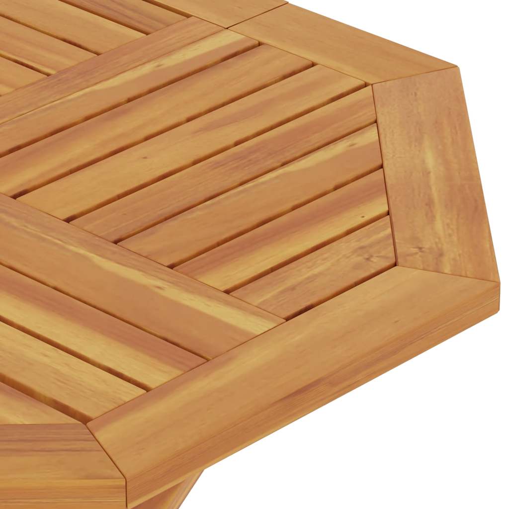 Sklopivi vrtni stol 85 x 85 x 76 cm od masivne tikovine