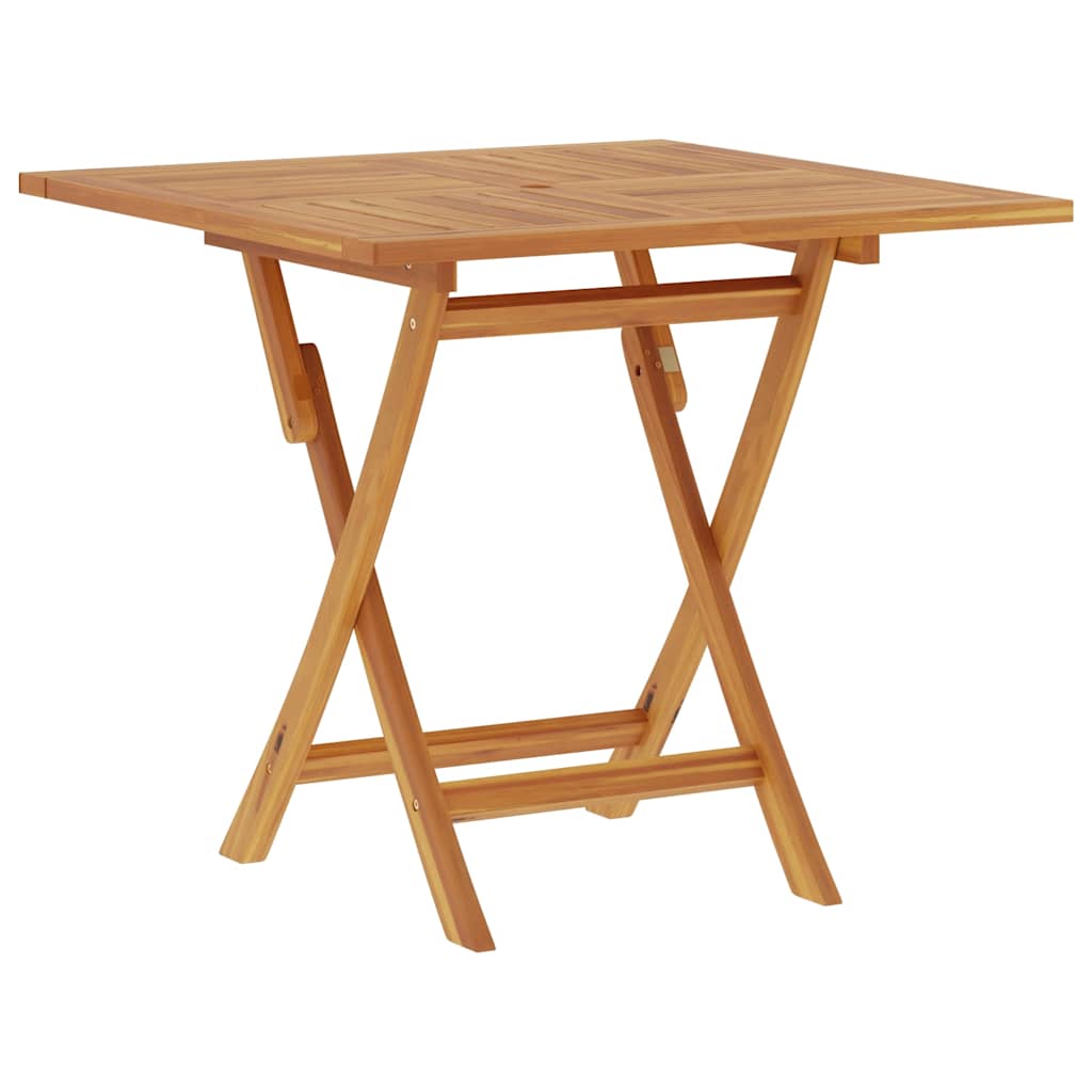 Sklopivi vrtni stol 85 x 85 x 76 cm od masivne tikovine