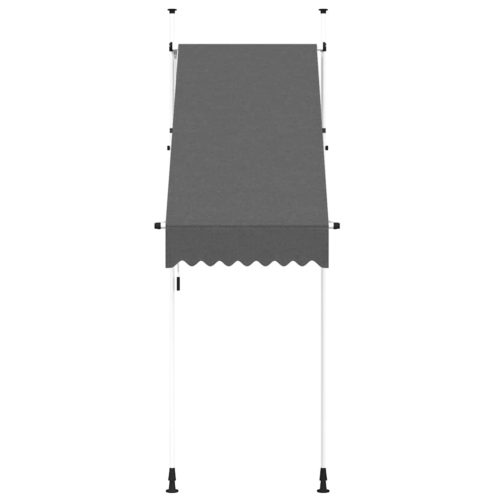 Tenda na ručno uvlačenje 100 cm antracit