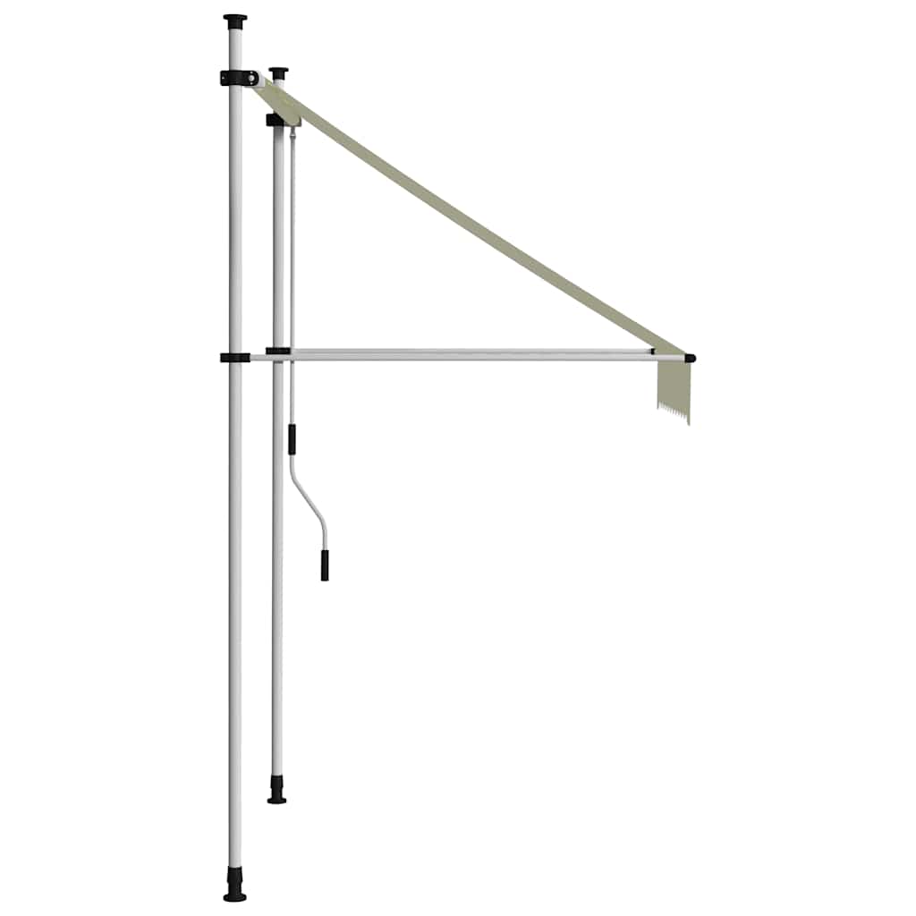 Tenda na ručno uvlačenje 100 cm krem